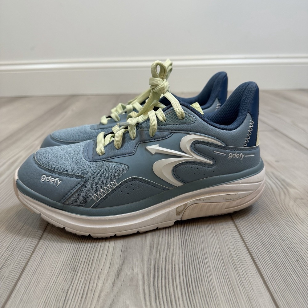 GDefy Gravity Defyer‎ Energiya Women's Size 7 Shoes Blue White Walking Sneakers